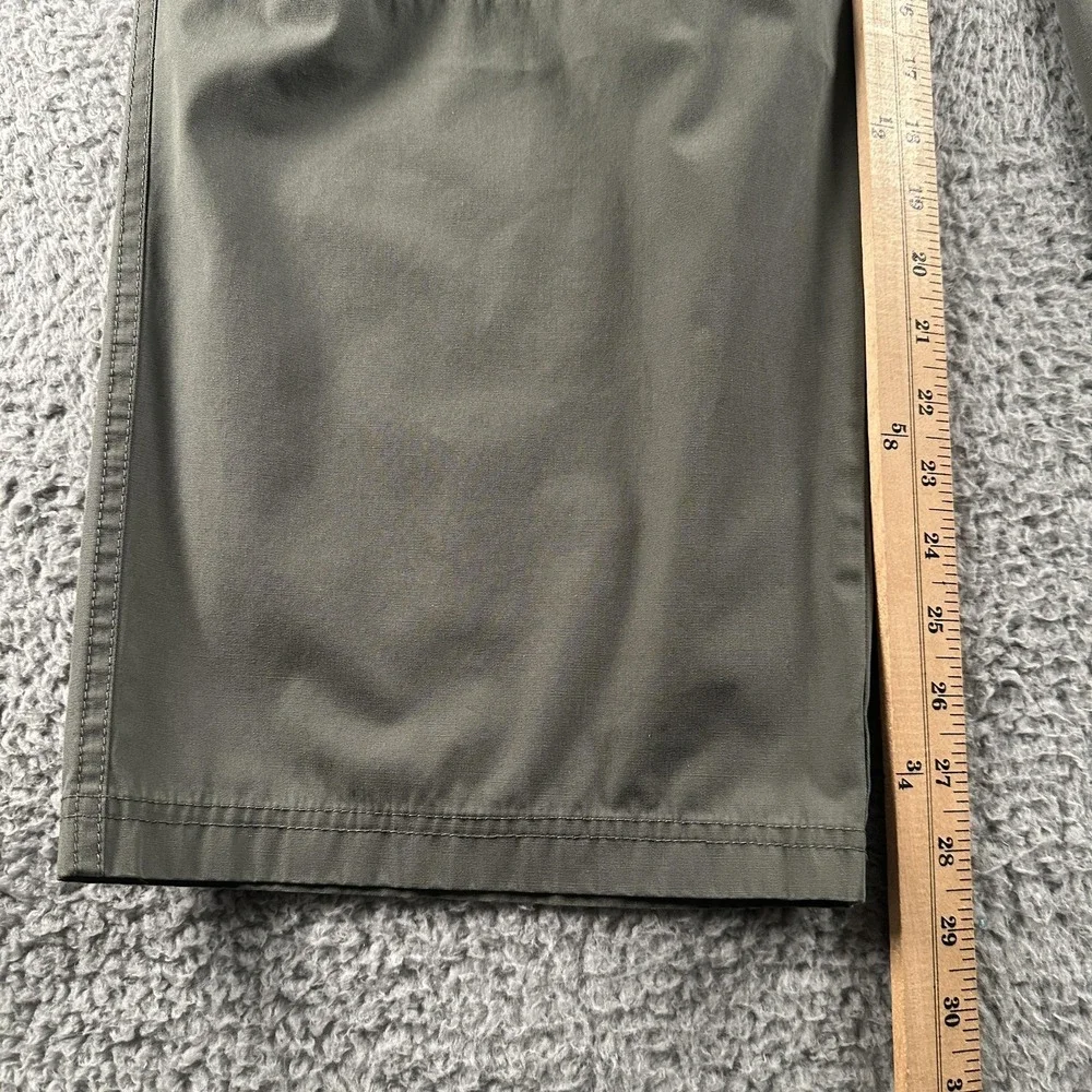 Vintage Rusty Tech Pants Mens 34(32 Fit) Green‎ Baggy Parachute Y2K Wide Leg